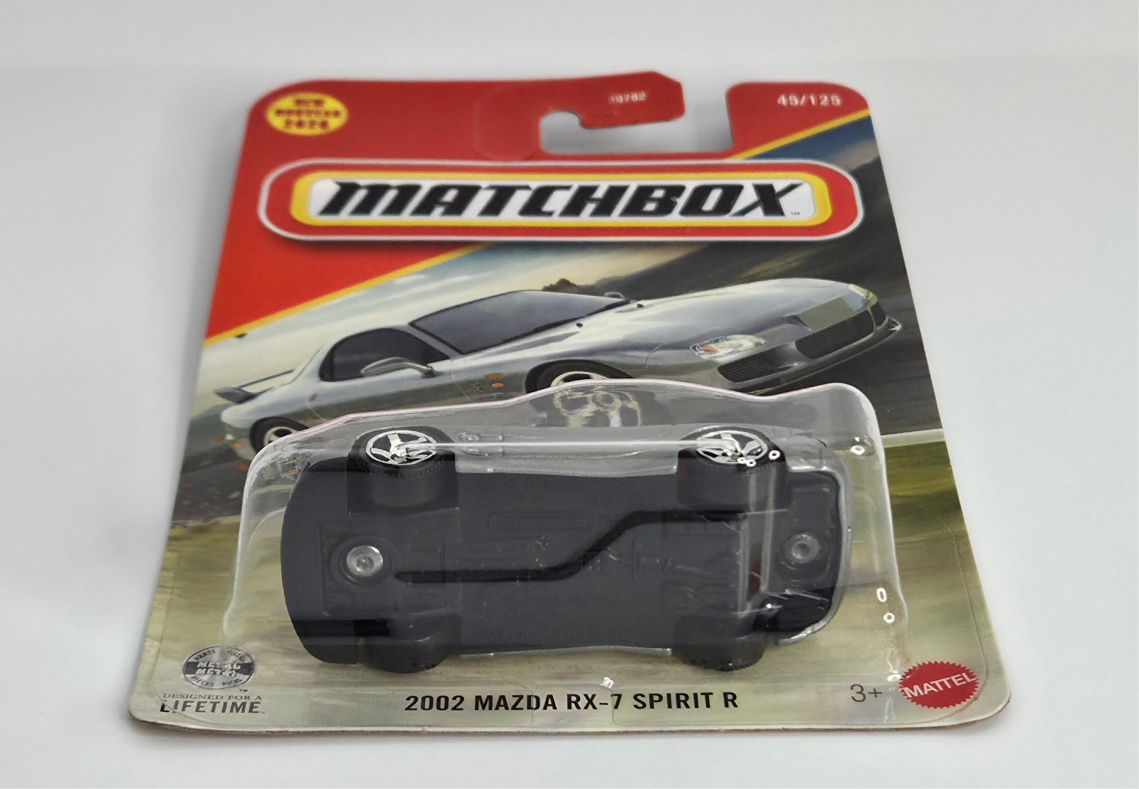 2002 Mazda RX-7 Spirit R 45/125 Matchbox 2026 JHM04 MBX Roadtrip gray