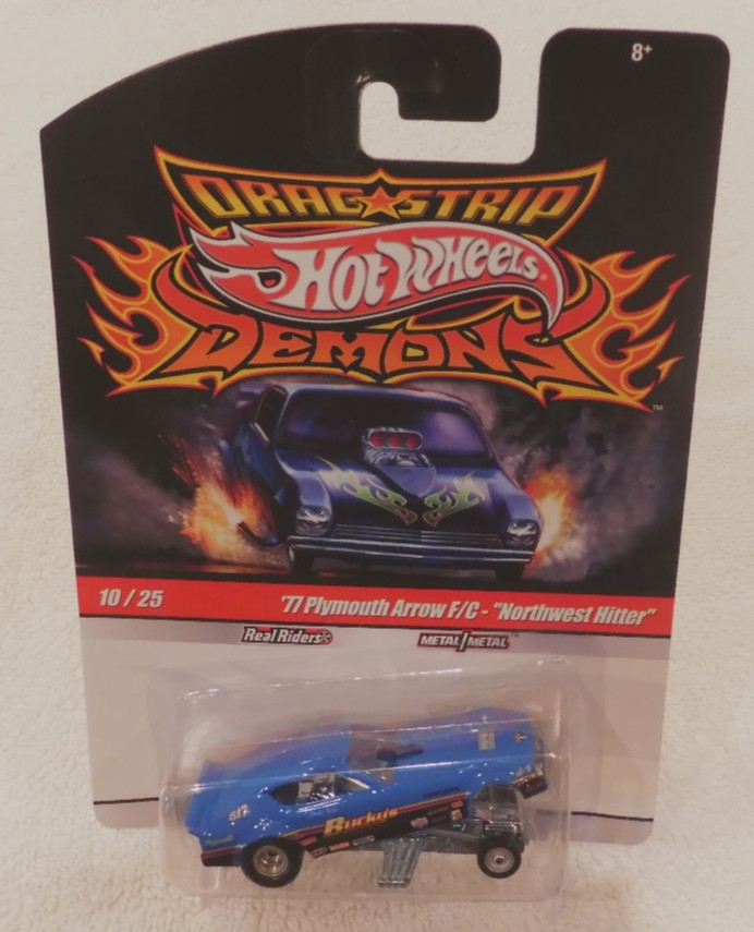 Hot Wheels Drag Strip Demons ’77 Plymouth Arrow F/C Northwest Hitter 10/25
