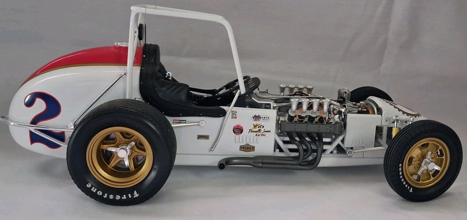 GMP 1:18 Mario Andretti #2 Vel’s Parnelli Jones Dirt Champ Car Diecast