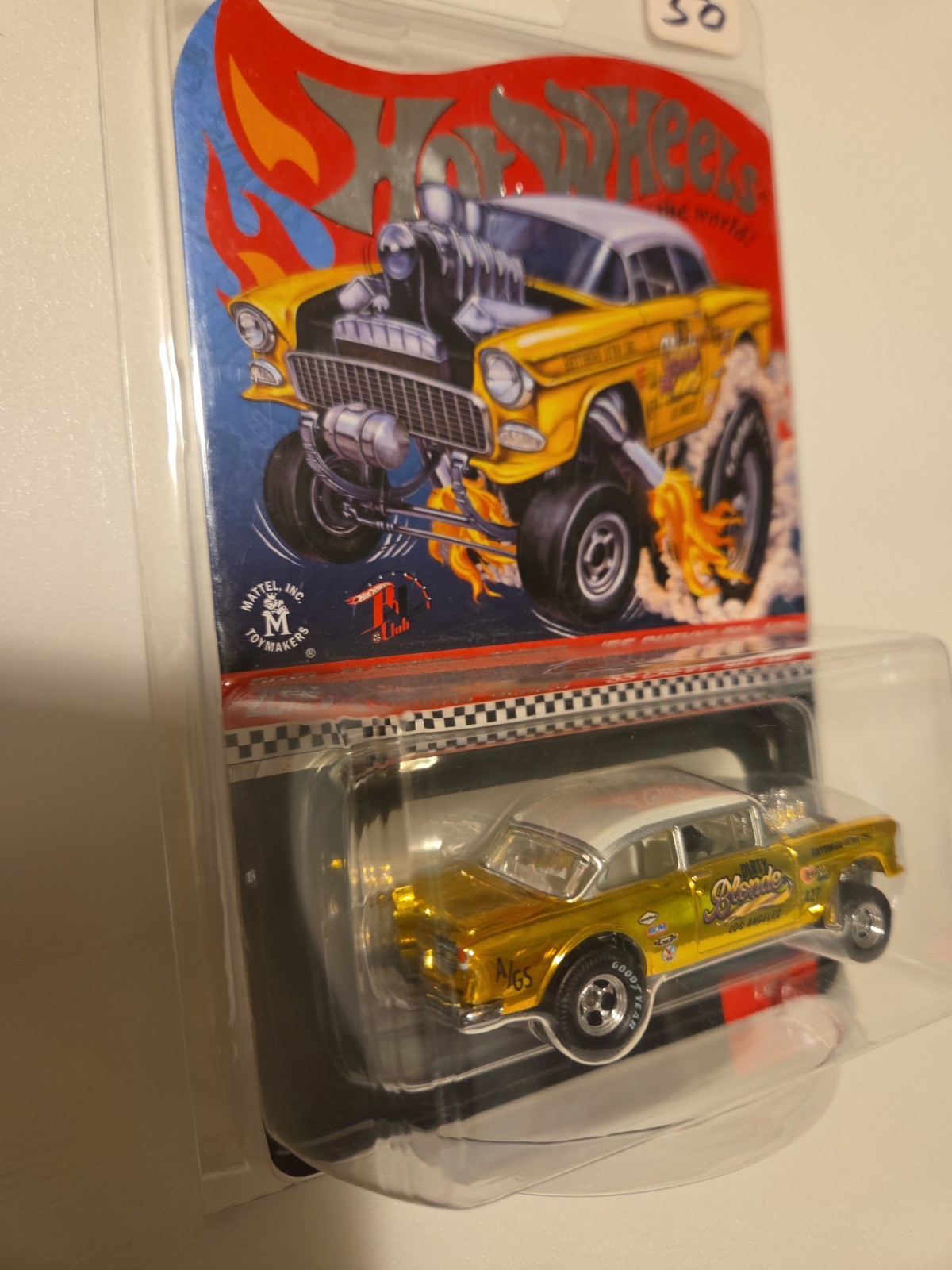 2019 Hot Wheels RLC 55 Chevy Bel Air Gasser HW sELECTIONs Dirty Blonde