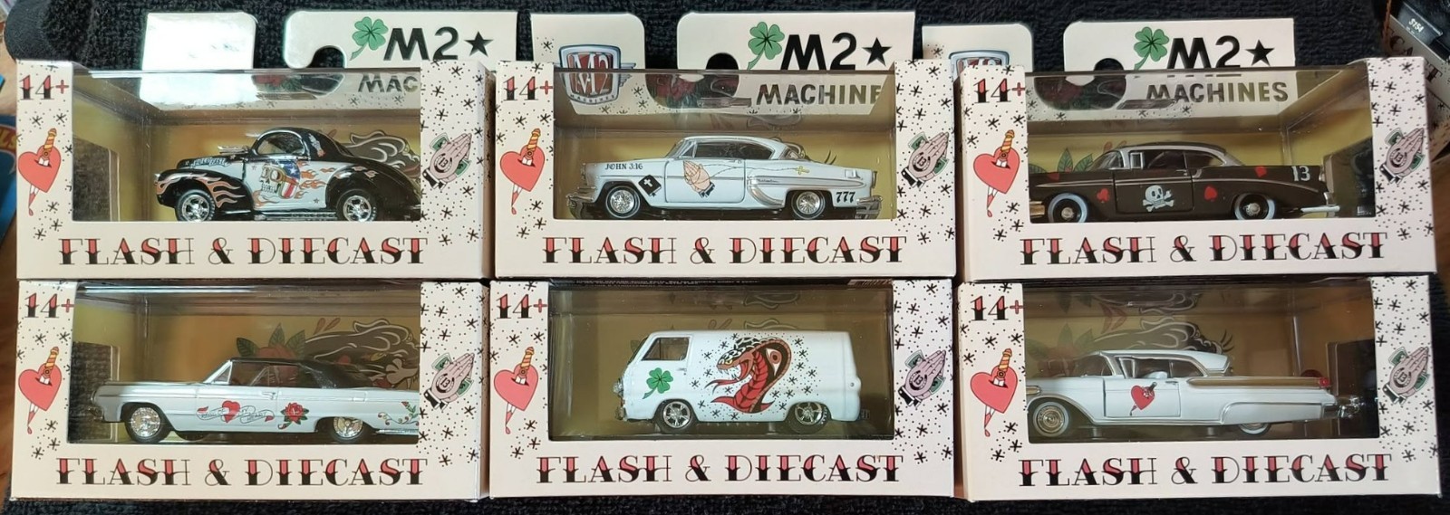 M2 Flash and Diecast Complete Set
