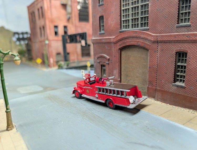 1/87 HO Scale Custom Built 1955 Ward LaFrance Fire Pumper 3D Printed Resin Model