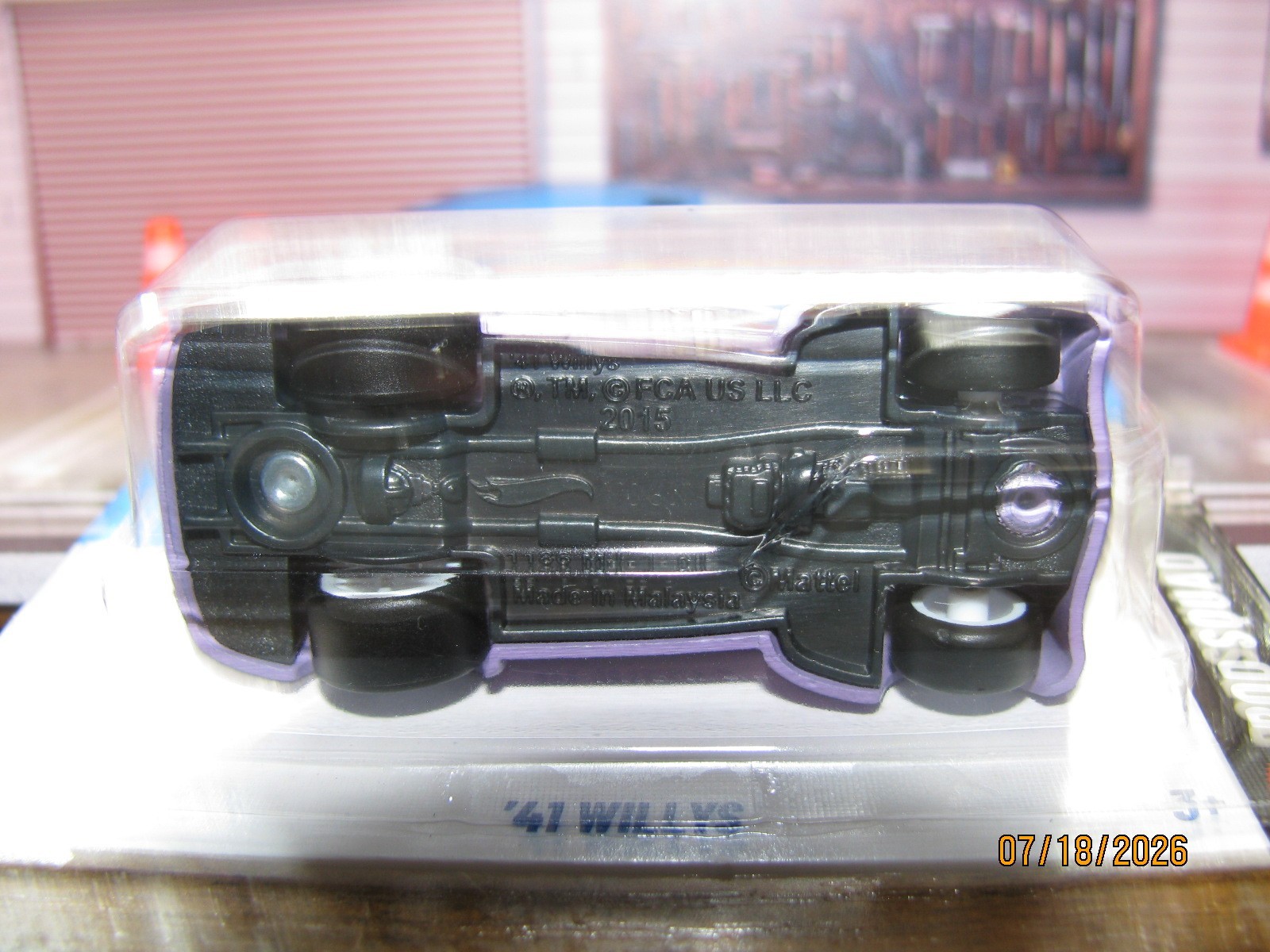 2026 Hot Wheels Purplish ’41 Willys Rod Squad 153/250, w/Real Riders Wheel Swap