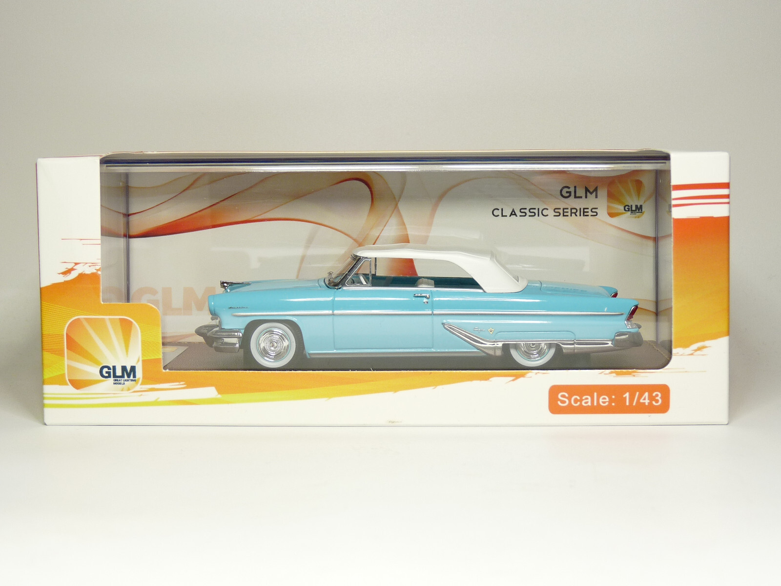 GLM 101902 1/43 1955 Lincoln Capri Convertible Resin Model Car