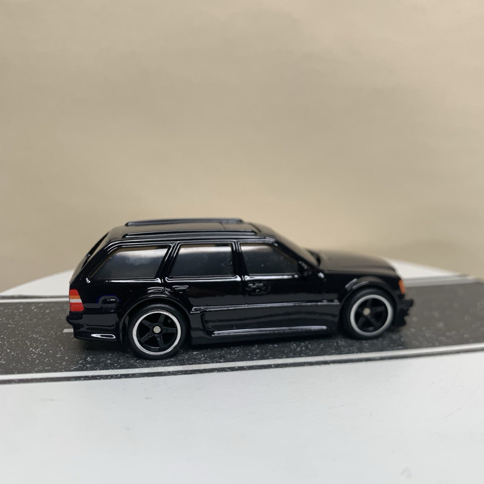 Hot Wheels Premium Boulevard #60 Mercedes-Benz AMG E36 Estate Wagon Custom Black