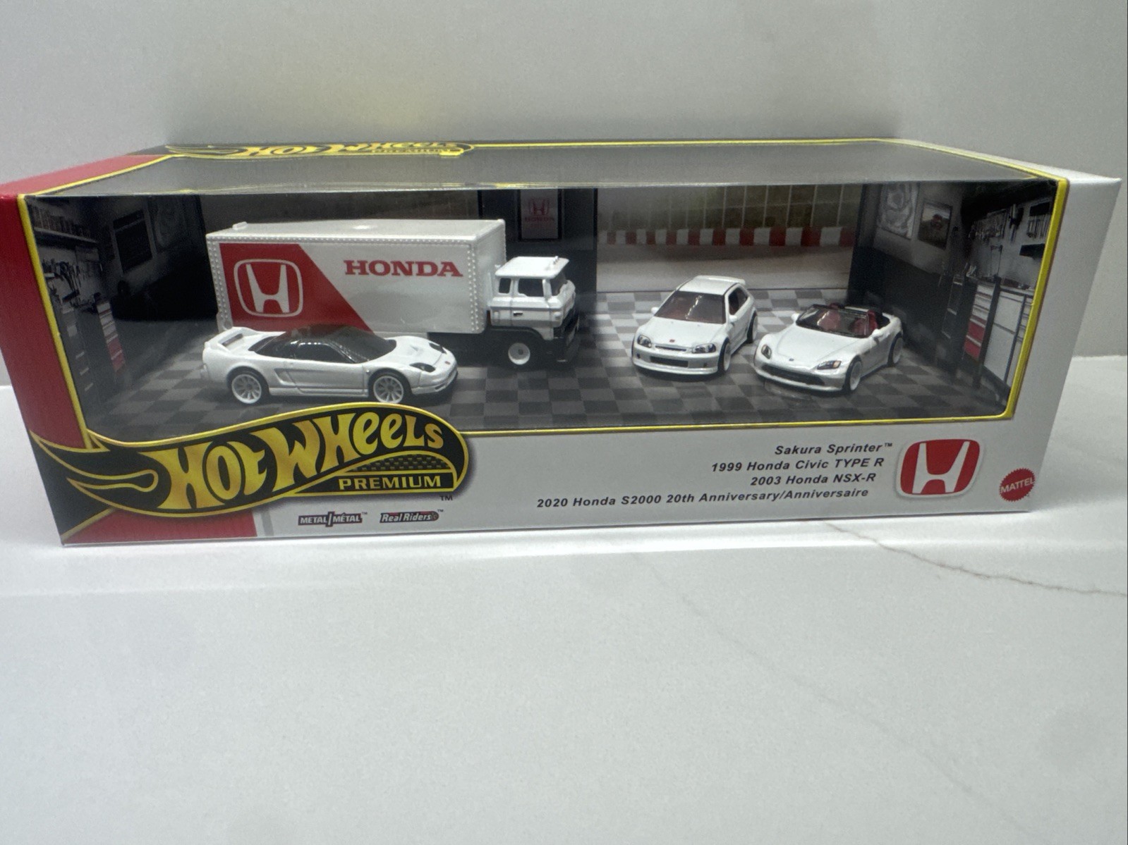 Hot Wheels Premium 2025 Honda Set Sprinter Civic Type R NSX-R S2000 Diorama