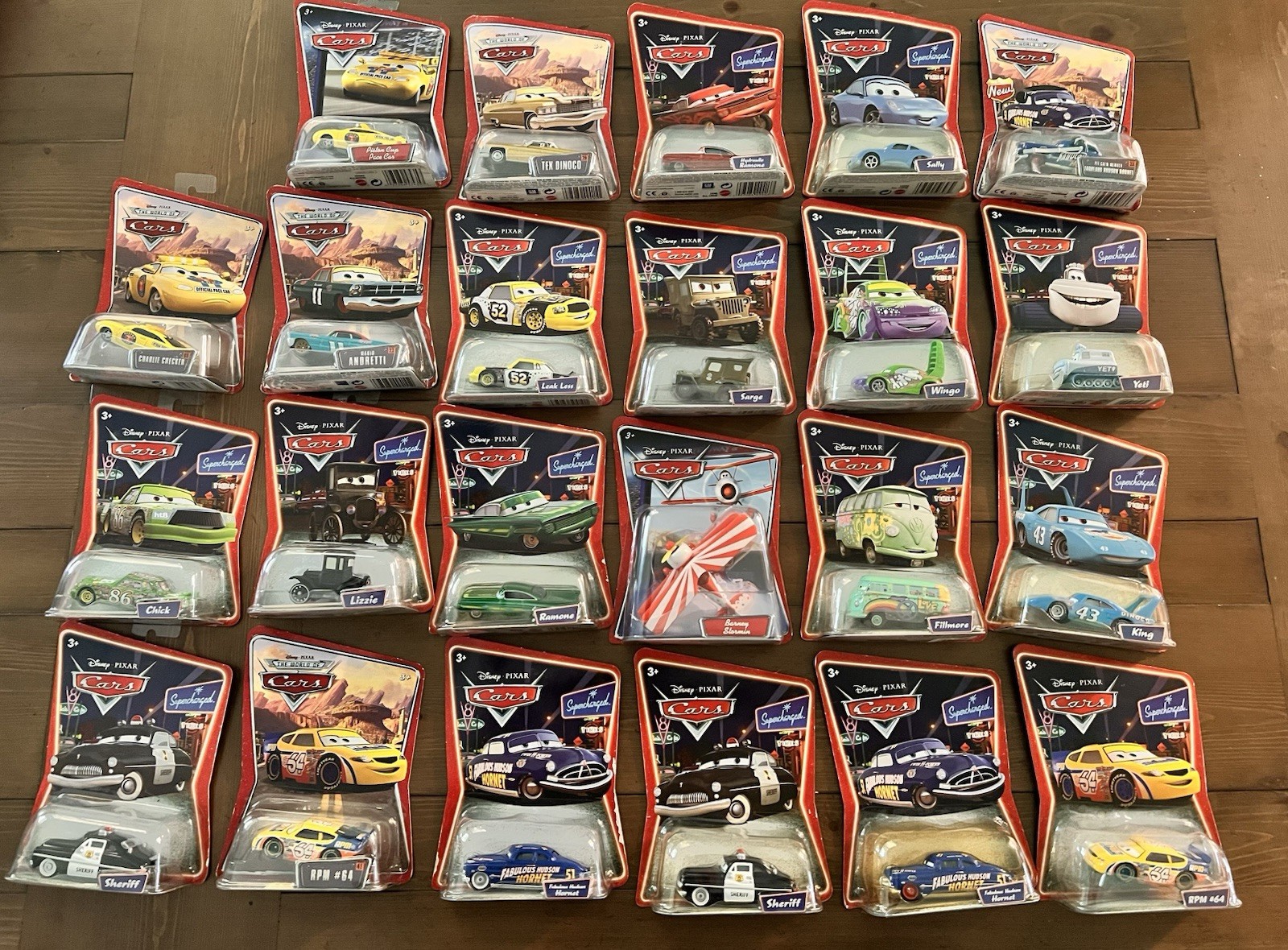 Disney Pixar Cars lot of 23 unopened from 2006 & 2007