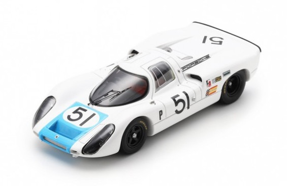 SPARK,PORSCHE 907 #51 2nd 12H Sebring 1968 V.ELFORD-J.NEERPASCH, 1/43, SPAUS272