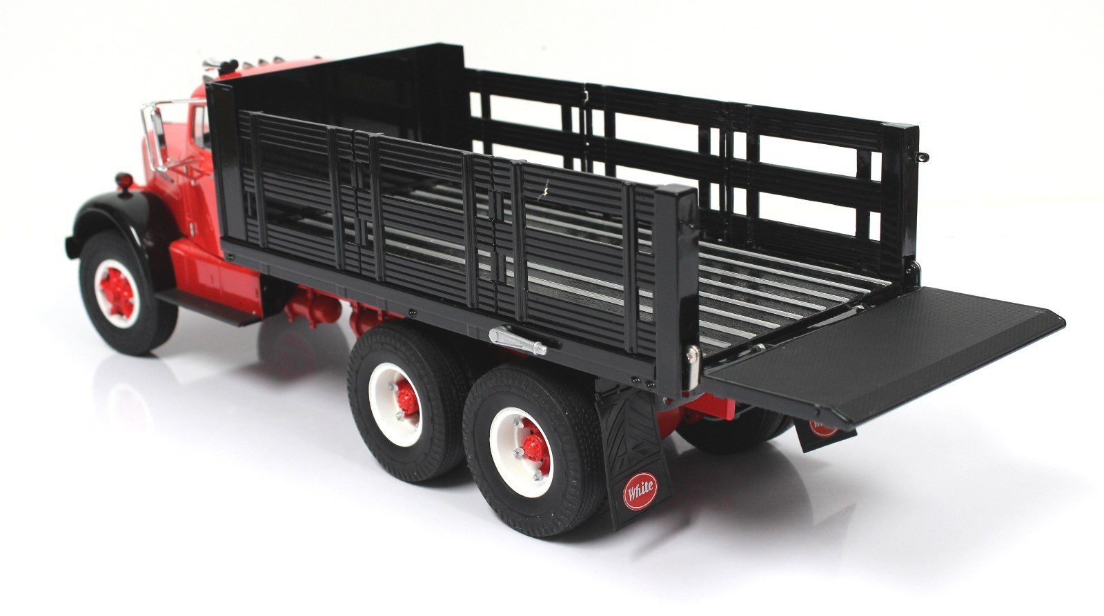 Fumby Street Motors 1957 White WC-22 Stake Truck 1:15 MIB Ltd Edition Red Black