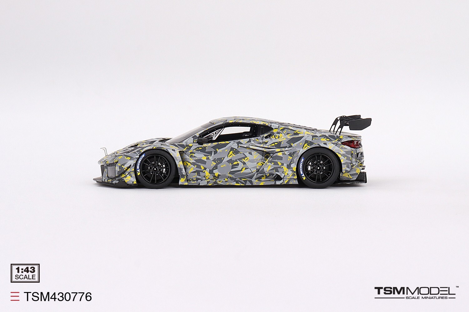 TSM-Model 1:43 Chevrolet Corvette Z06 GT3.R 2022 Sebring Test Car TSM430776