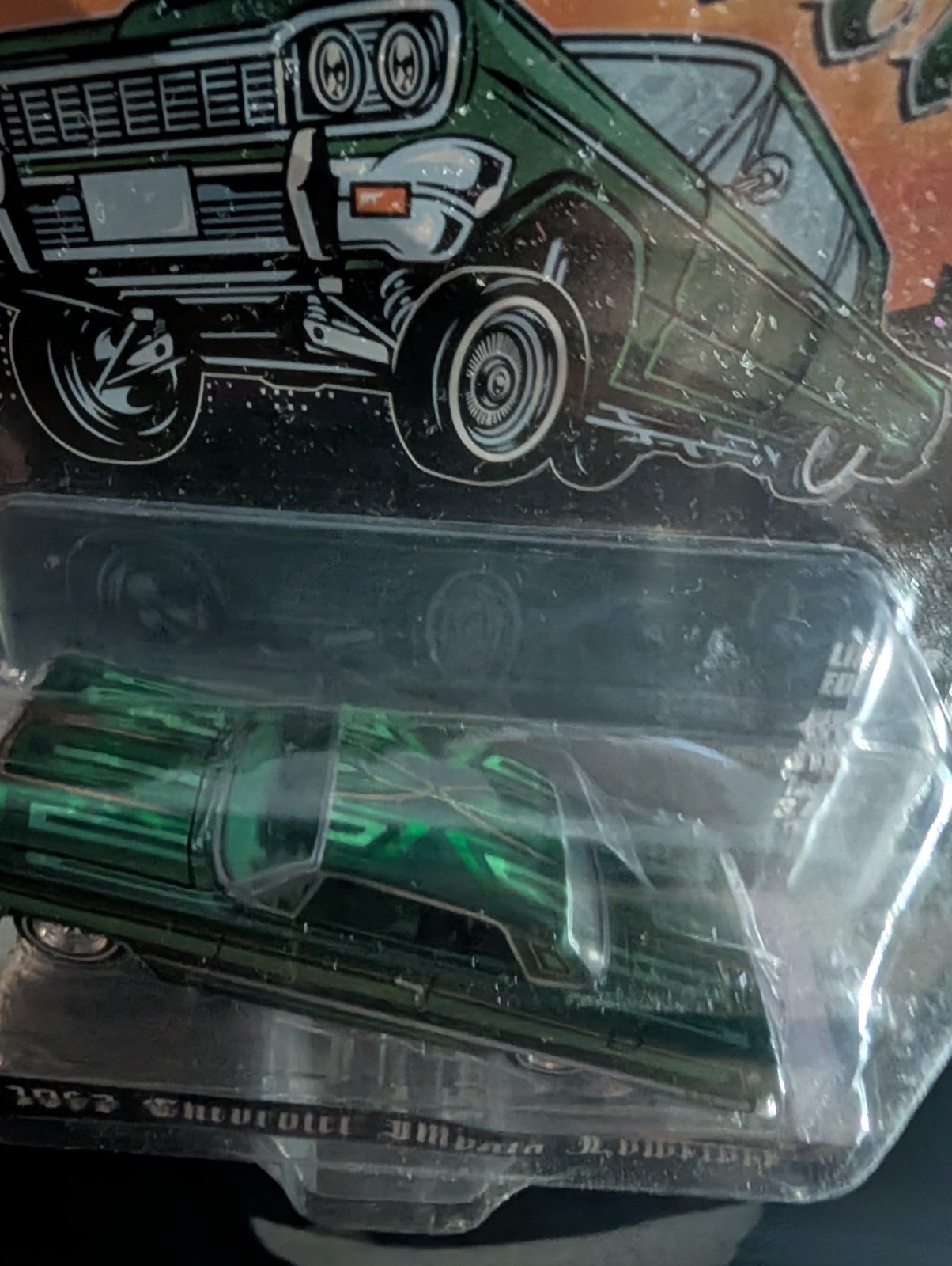GreenLight Lowriders 1:64 1963 Chevrolet Impala Lowrider Green Diecast MiJo