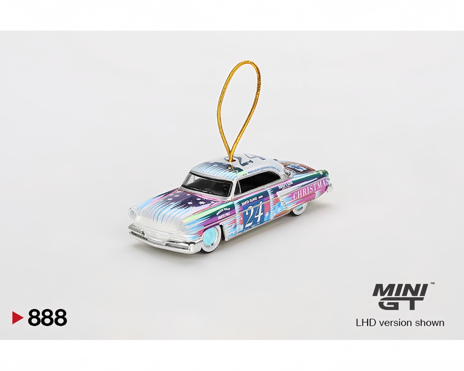 Mini GT 1:64 Lincoln Capri Christmas Hot Rod 2 Cars Set 2024 Christmas #888