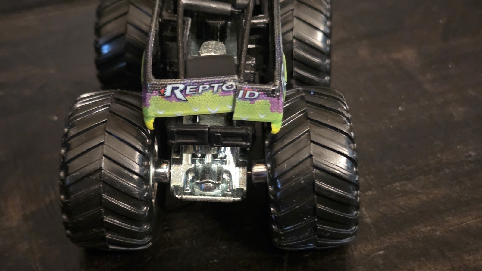 1:64 Hot Wheels 2008 Monster Jam Reptoid w/ Chrome Wheels & Battle Cat 2022 Lot