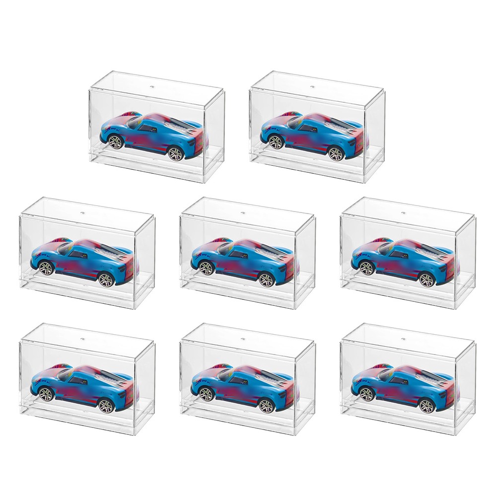 Acrylic Display Case Storage Box Organizer for Hot Wheels Model Car 1/64 Scale
