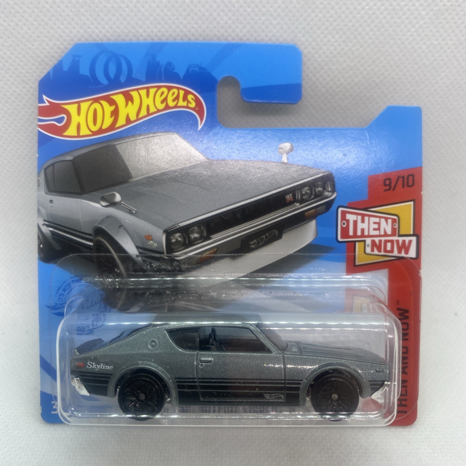 Hot Wheels Nissan Skyline 2000 GT-R Then & Now 9/10 Silver Diecast 1:64 #180