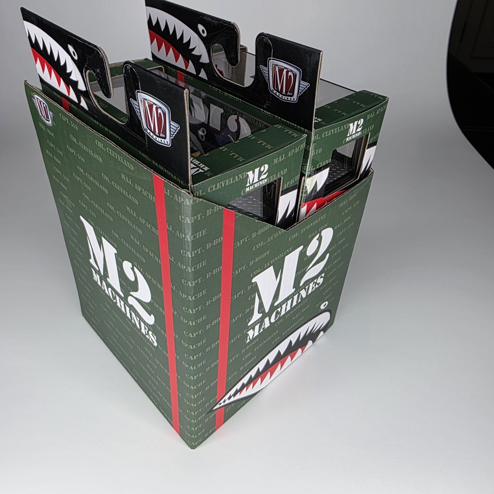 M2 Machines Military Tiger Shark Set of 6 IN FACTORY SLEEVE Very RARE 1/64 New