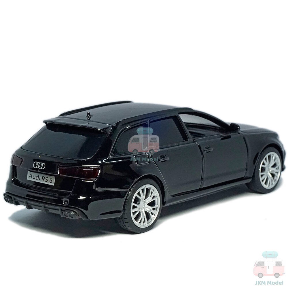 1:36 Audi RS6 Avant Model Car Diecast Toy Vehicle Collection Kids Gift Black