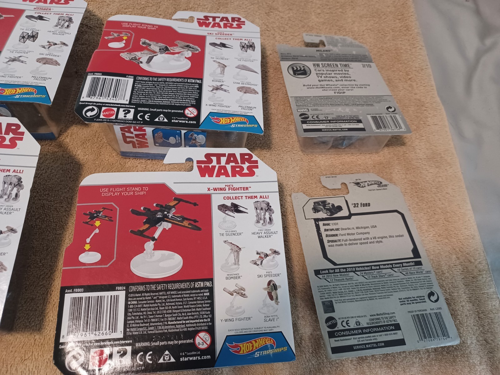 hot wheels star wars starships lot