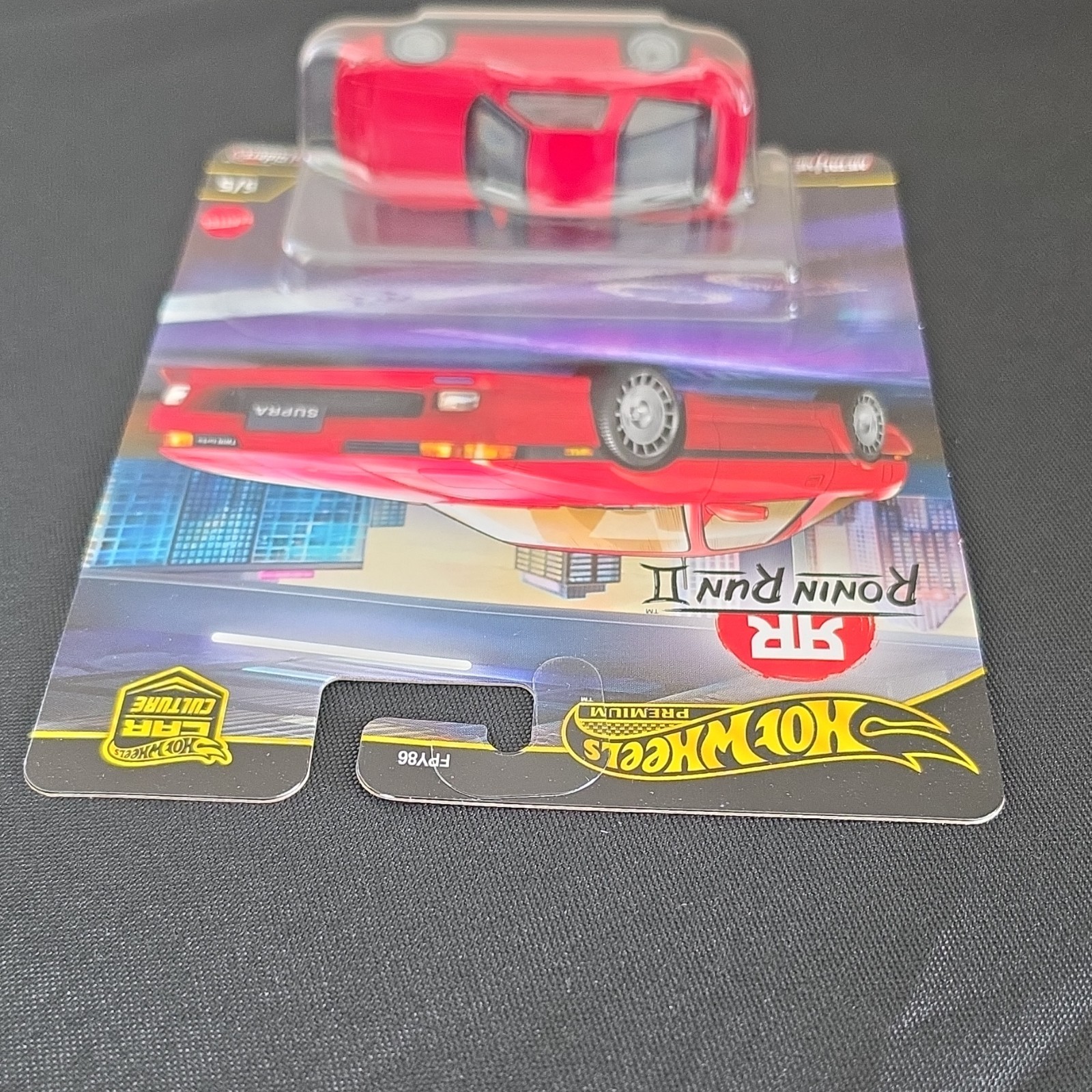Hot Wheels Car Culture Ronin Run II ’89 Toyota Supra Red/Black 1:64 Diecast