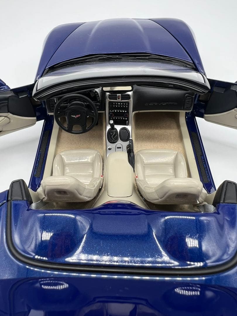 AUTOart Chevrolet Corvette C6 Convertible 1/18 Blue Box Display Collectible 15+