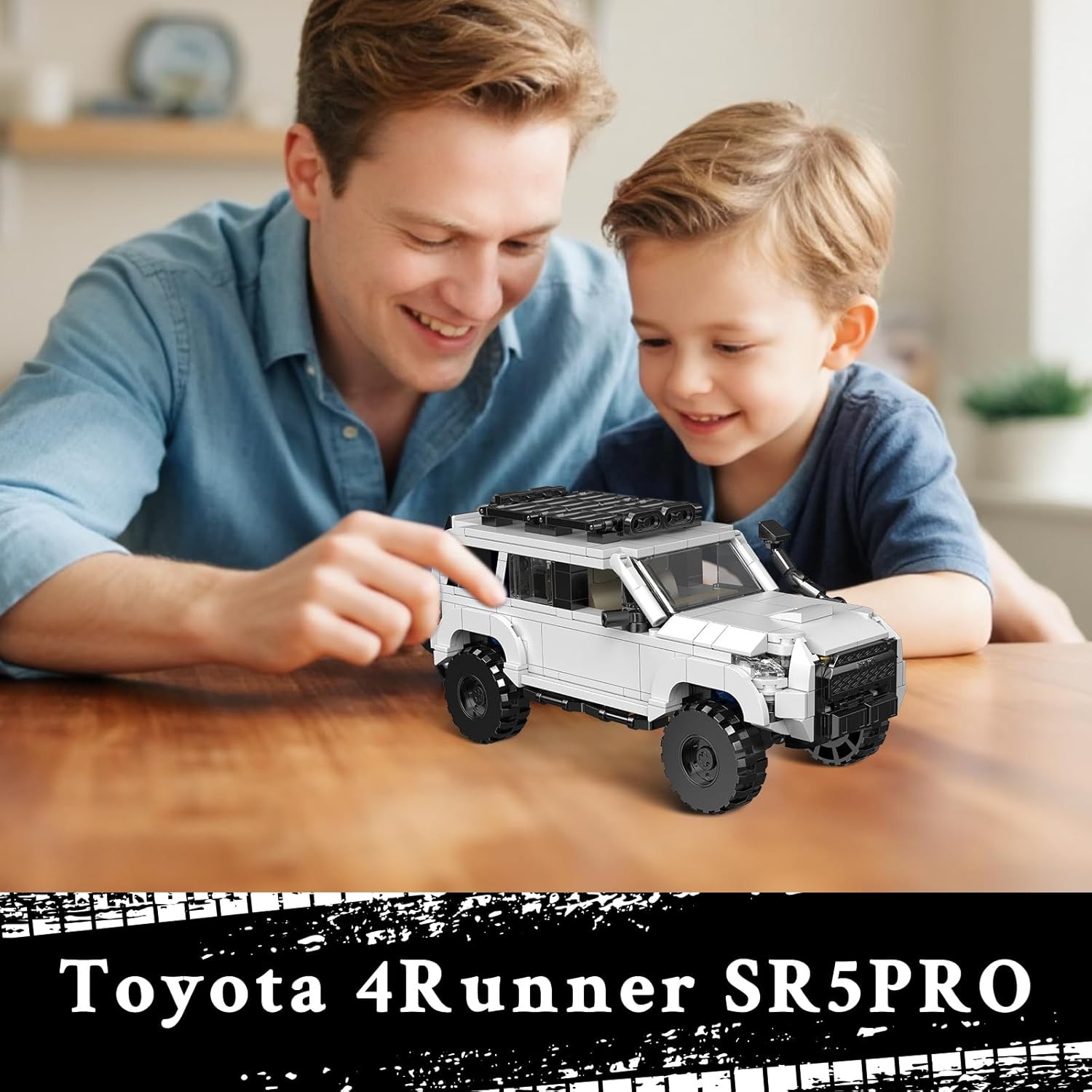 4Runner SUV SR5PRO Car Building with Container Display Box(540PCS) Adult Collect