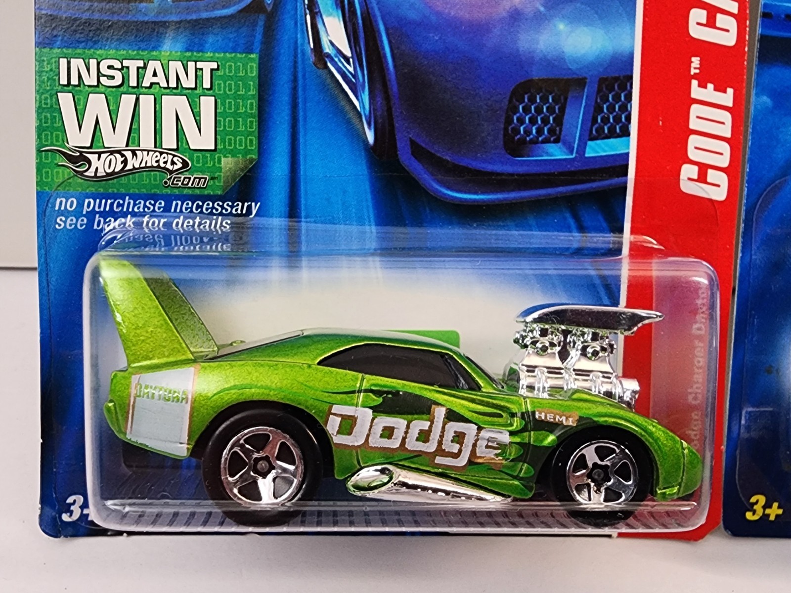 Hot Wheels Code Car Dodge Charger Daytona / Lot of 2 / A24