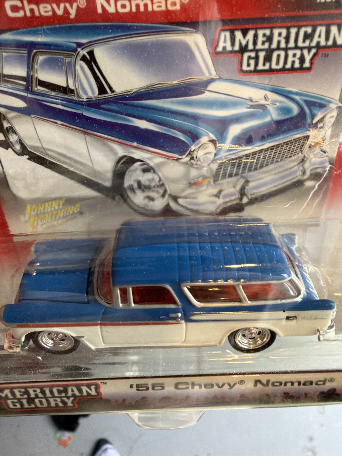 🇺🇸1955 Chevy🇺🇸Nomad🔔Bel Air American🇺🇸Glory 1/64 Diecast Street🔥Freaks