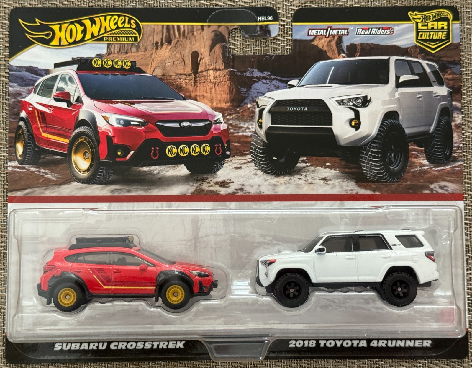 2025 Hot Wheels 2 pack Subaru Crosstrek , 2018 Toyota 4Runner , Free shipping !