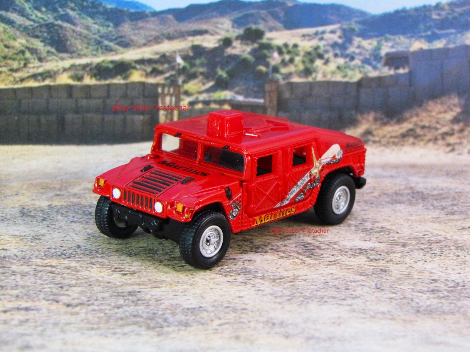 American U.S. Military Hummer Humvee U.S.M.C. 4X4 1/64 Scale Model Limited Ed I