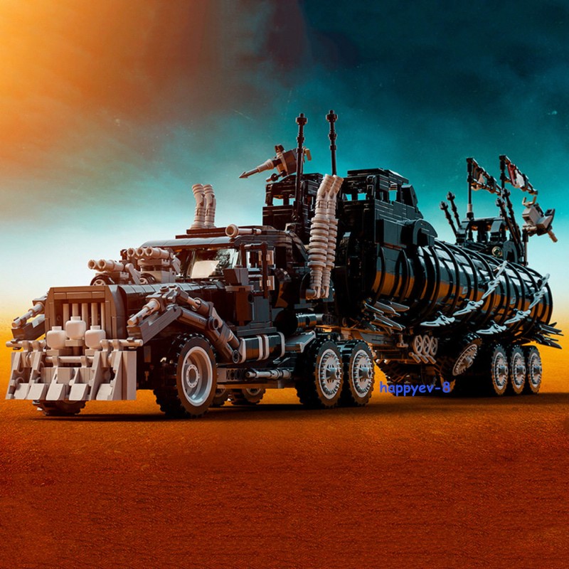 Mad Max Fury Road War Rig Truck Building Blocks MOC Set – Post-Apocalyptic Model