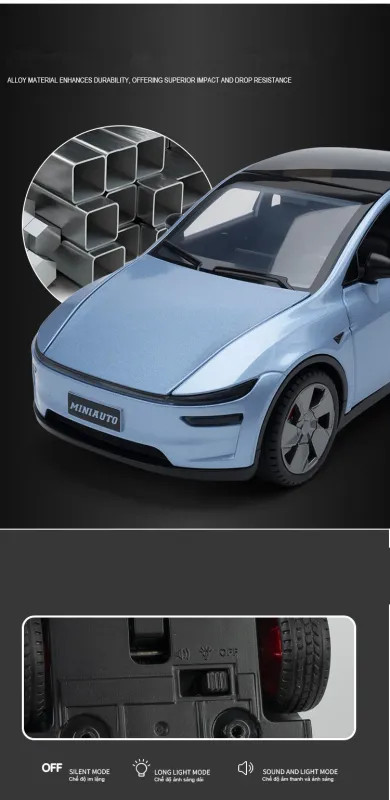 NEW 1:32 MODEL Y MODELY Diecast Model Car Sound & Light Collectible Toy Gift