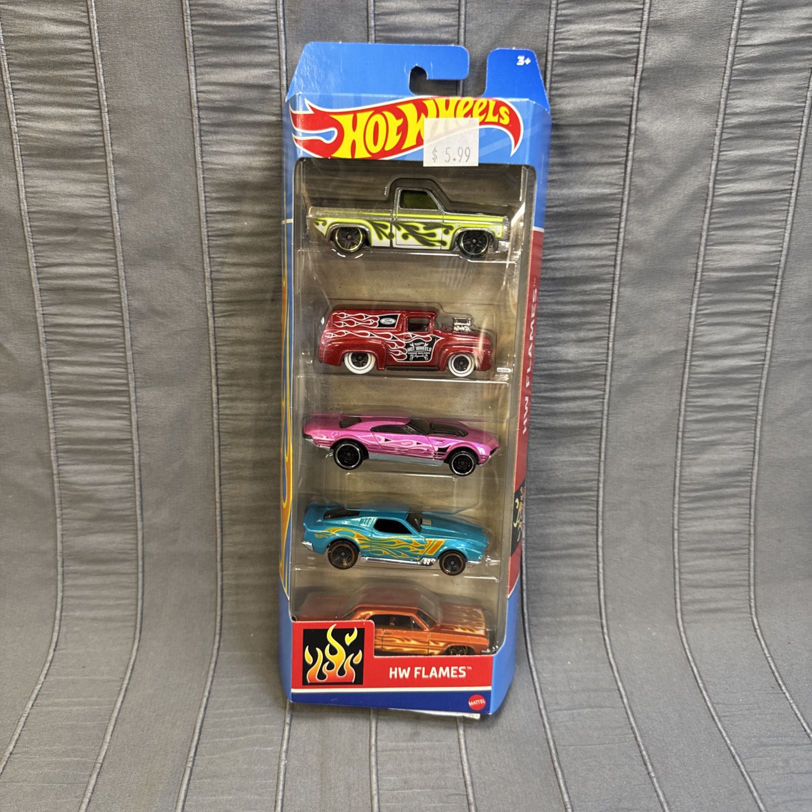 Hot Wheels HW Flames 5 Pack NIB