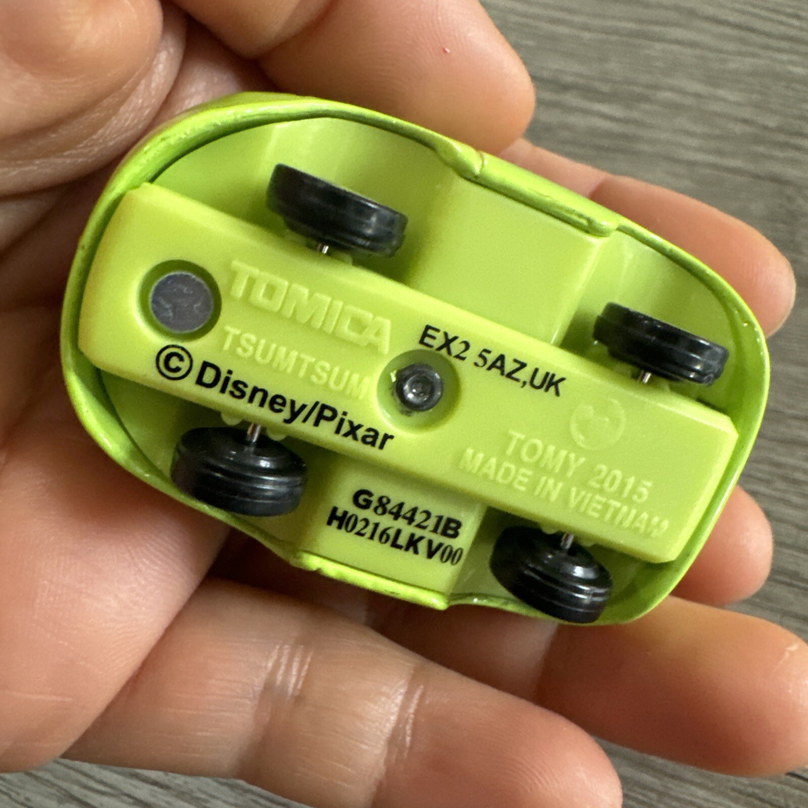 Takaratomy Tomica Disney Motors Tsum Tsum Mini Car Figure, Mike Monster Inc Toy