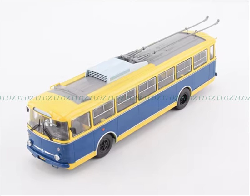 Modimio Bohemian Skoda 9TR Czech Trolley bus 1:43 Bus Pre-built Model Display