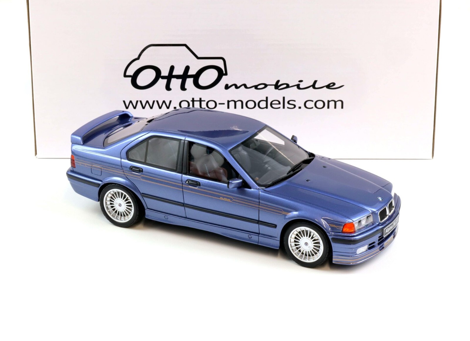 1/18 BMW E36 B6 2.8 ALPINA Resin Model Car -BLUE-