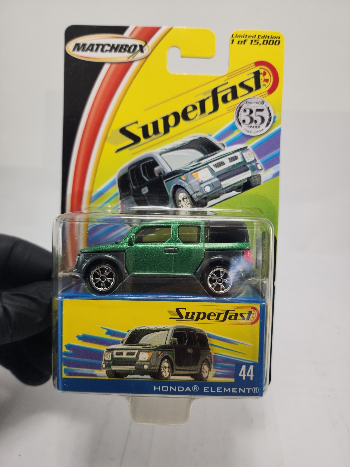 Matchbox ULTRA RARE COLOR Honda Element Superfast Green & Gray 2004 New