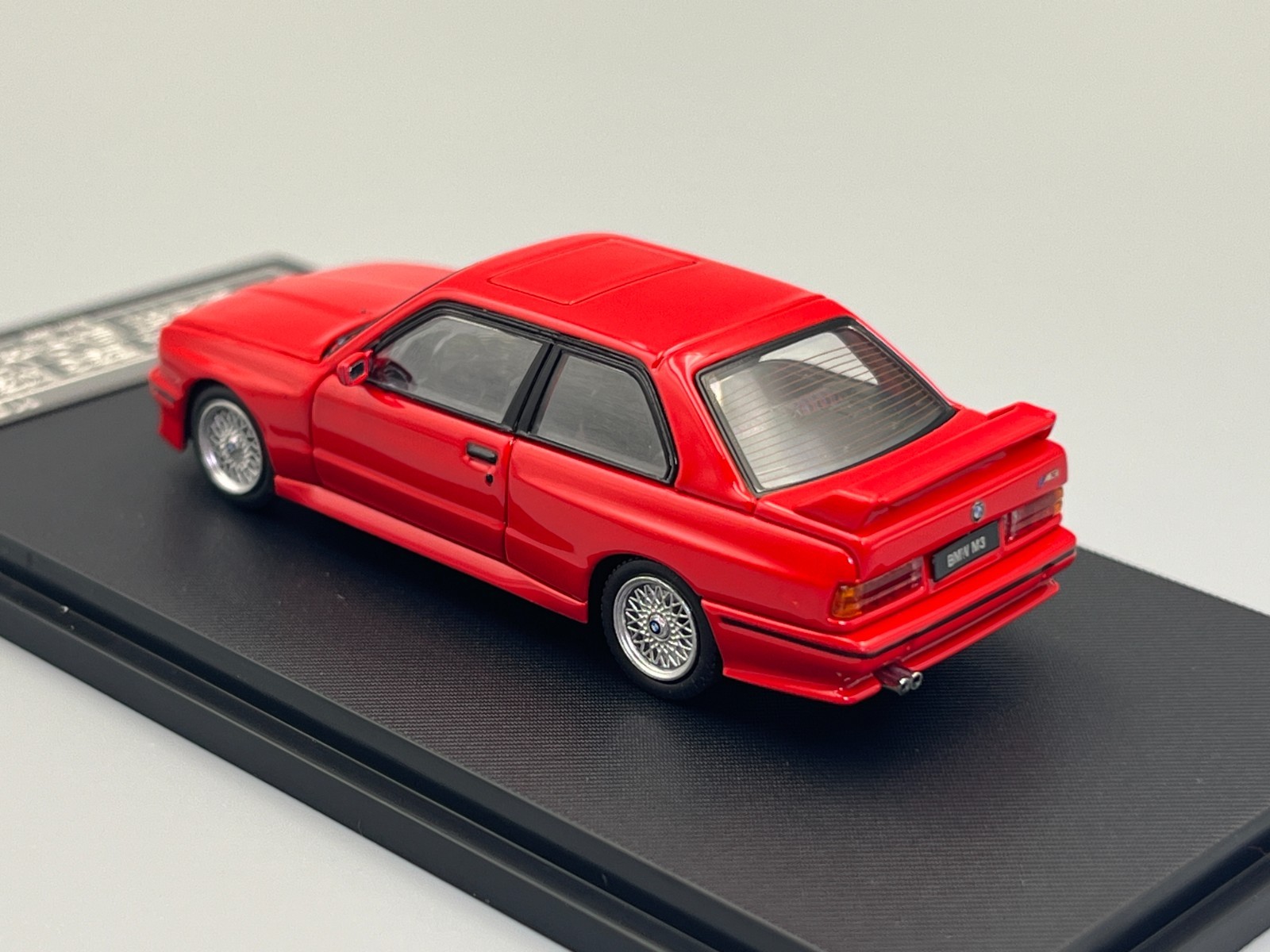 BMW E30 M3 Sport Evolution Red 1/64 scale Mortal Model with case