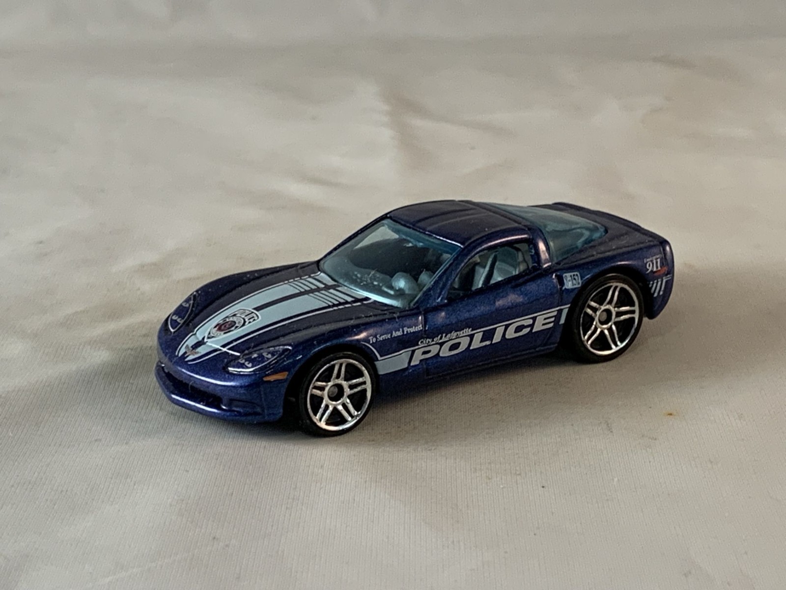 Hot Wheels C6 Corvette 2011 Main Street Blue PR5s