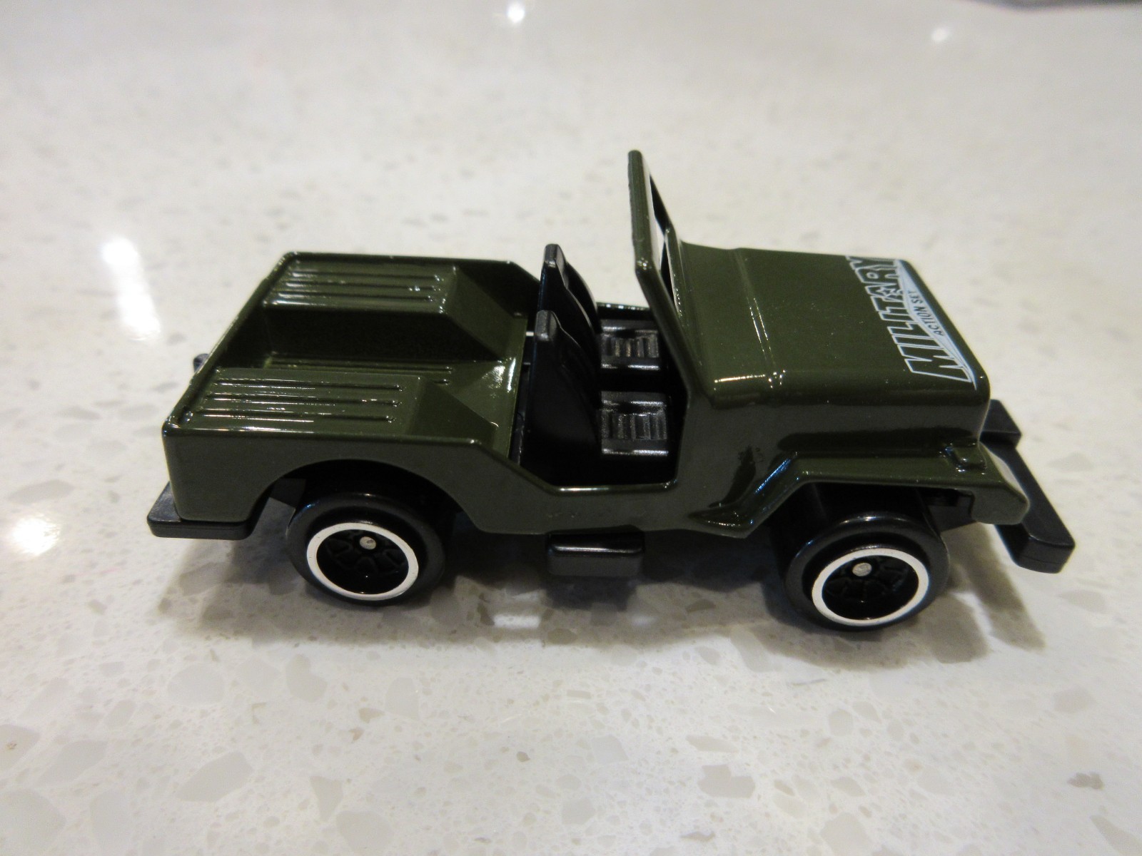 Turbo Wheels Military Action Vehicle 4×4 Truck OD Green Diecast 1:64 Toy Car
