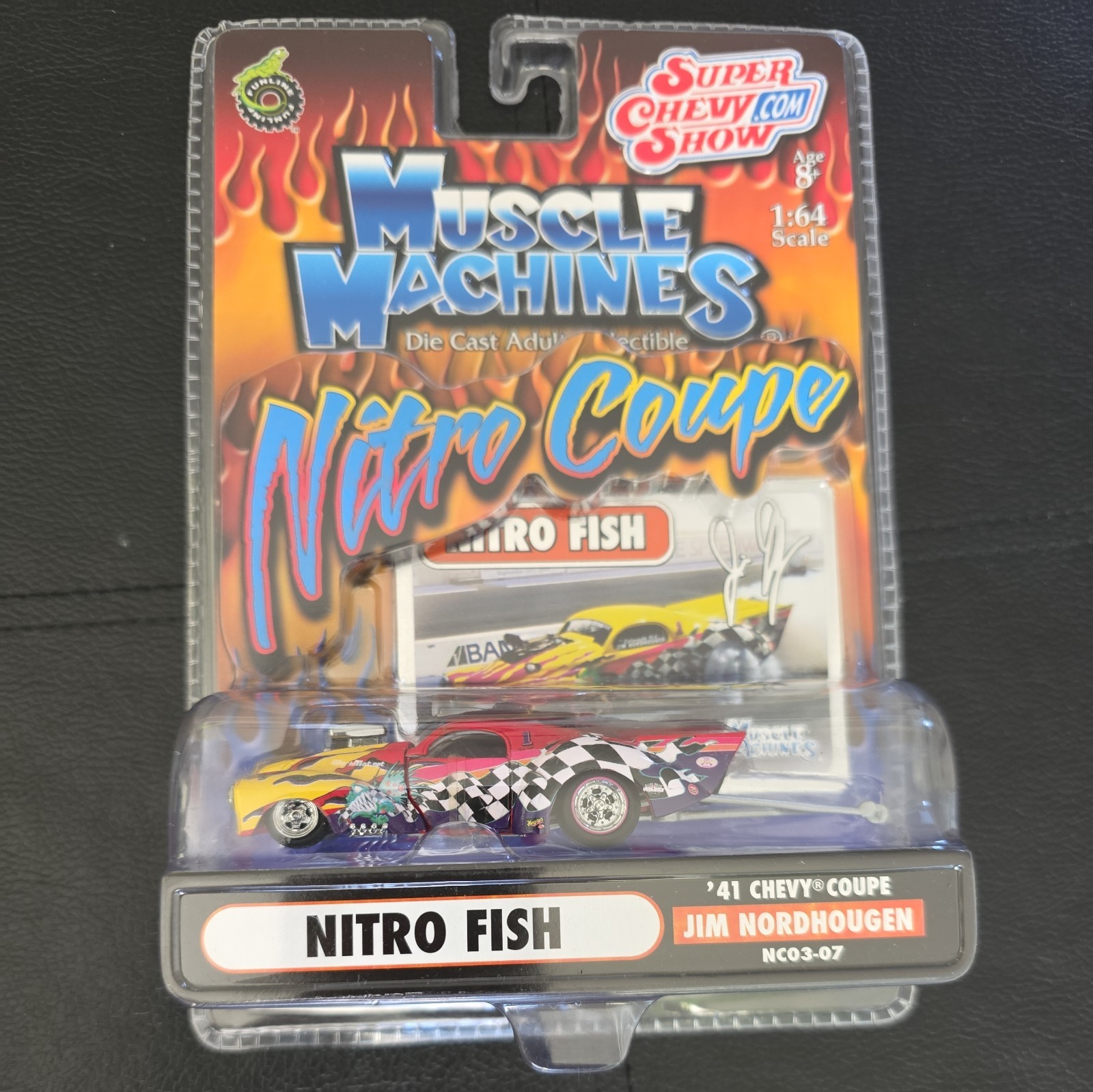 6 Pks 1:64 scale Muscle Machines Nitro Coupe die-cast vehicles Adult Collectibes