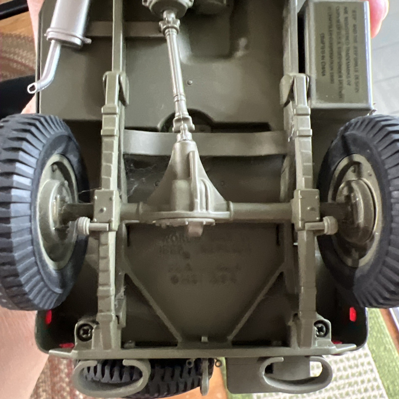 Danbury Mint 1940’s WWII Willy’s MB Scout Army Jeep with Linen Covered Top 1:16