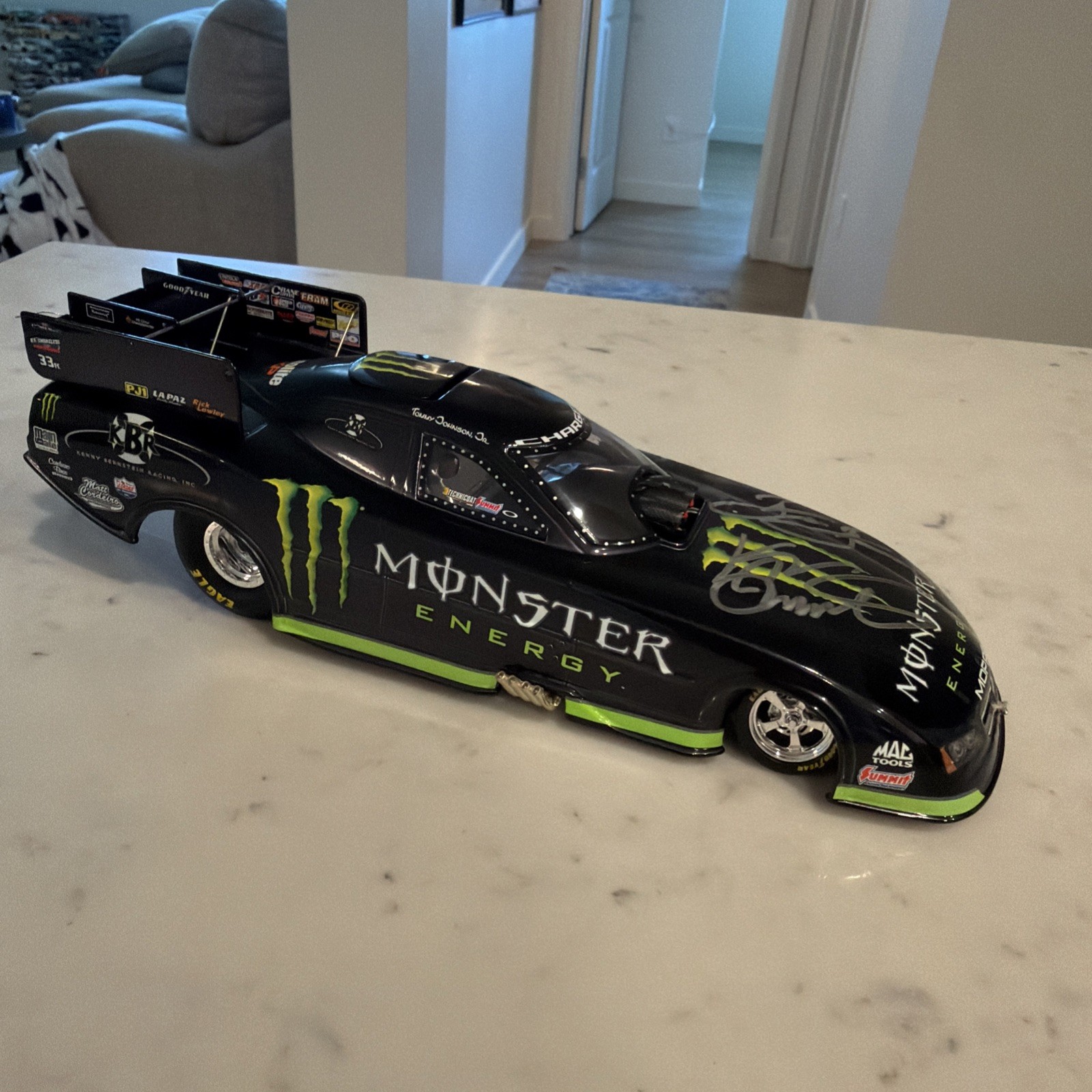 TOMMY JOHNSON JR. MONSTER ENERGY 2008 AUTOGRAPHED #78 of 738 MINT! NO BOX