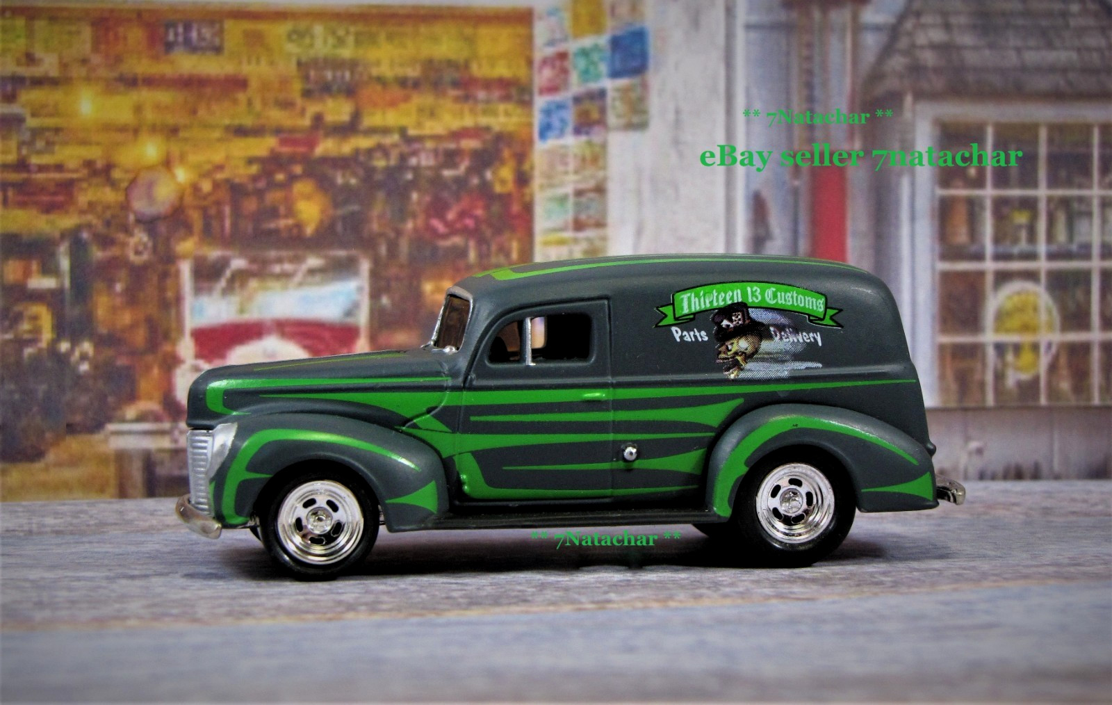 1940 Ford Panel Wagon Shop Parts Delivery Truck Model Classic Hot Rod C