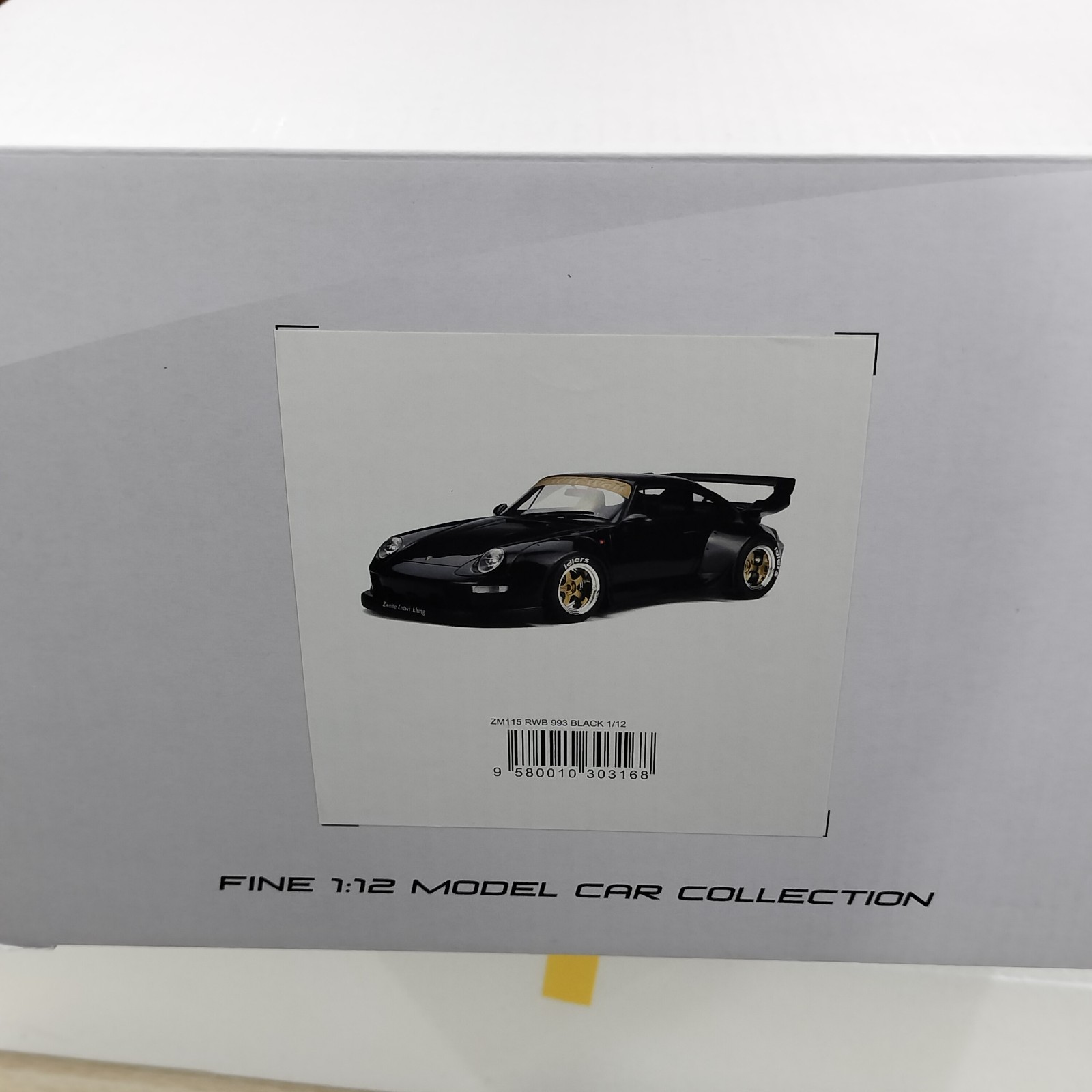 GT Spirit 1/12 Porsche RWB 993 911 Black ZM115 RAUH-Welt Resin Model Big Scale