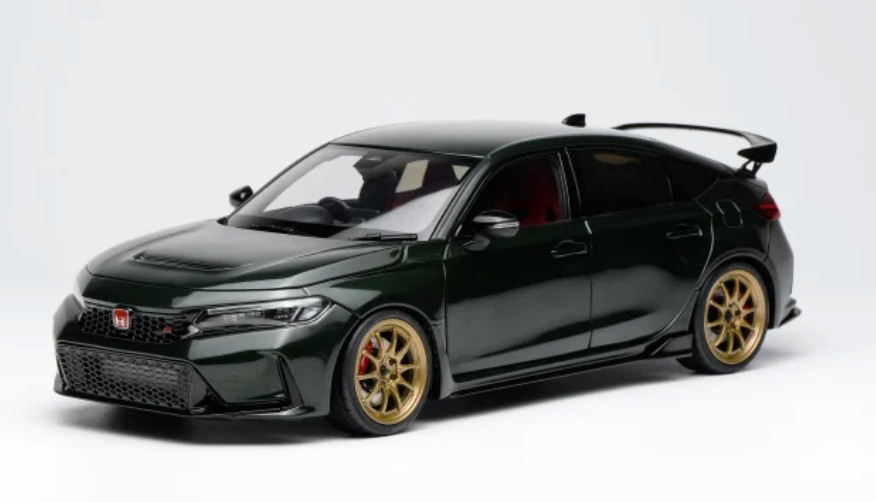 1/18 MotorHelix Honda Civic Type R ( FL5 ) from 2023 in Pearl Midnight Green RHD