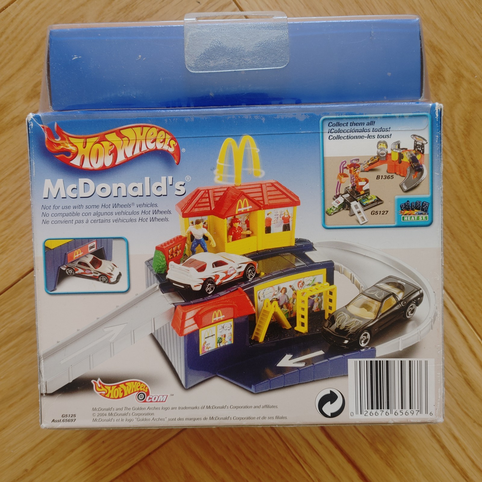 McDonald’s 2004 Hot Wheels Heat st. Set 2004 Unopened Box
