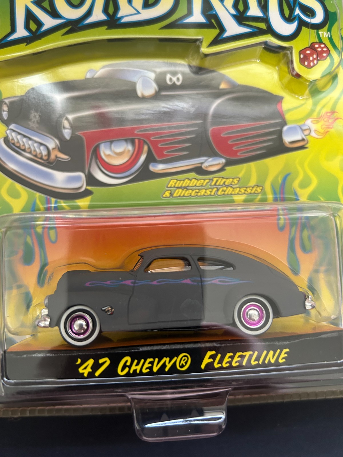 Jada Toys Road Rats 1947 Chevy Fleetline Gray 1:64 Scale 2002 NIP