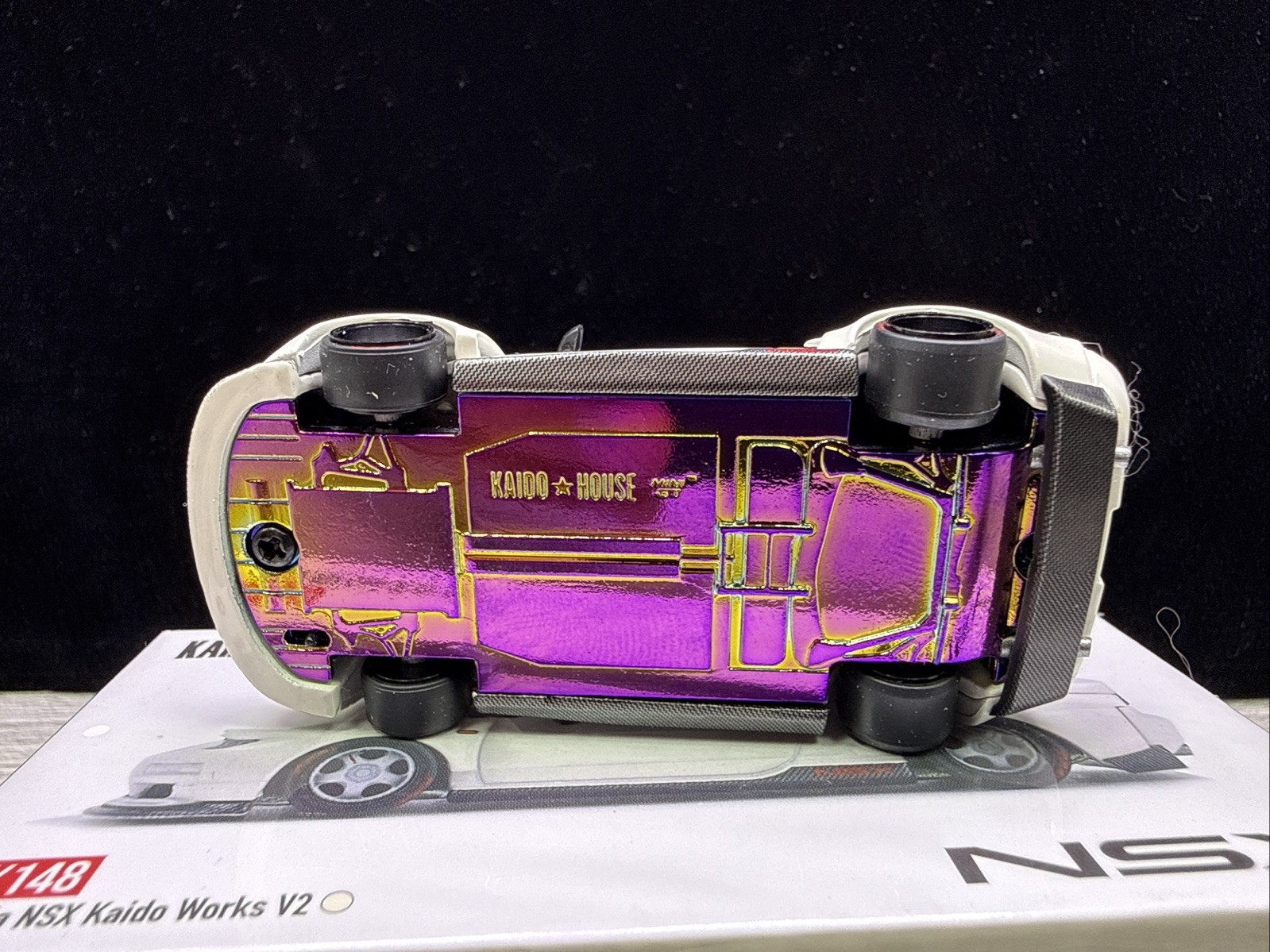 Kaido House x Mini GT 1:64 Honda NSX (NA1) Kaido WORKS V2 White KHMG148
