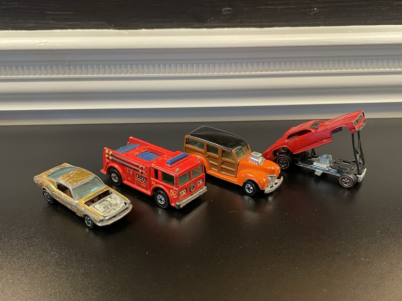 Hot Wheels Redline Lot (4) Custom Mustang, Mongoose Vintage Originals