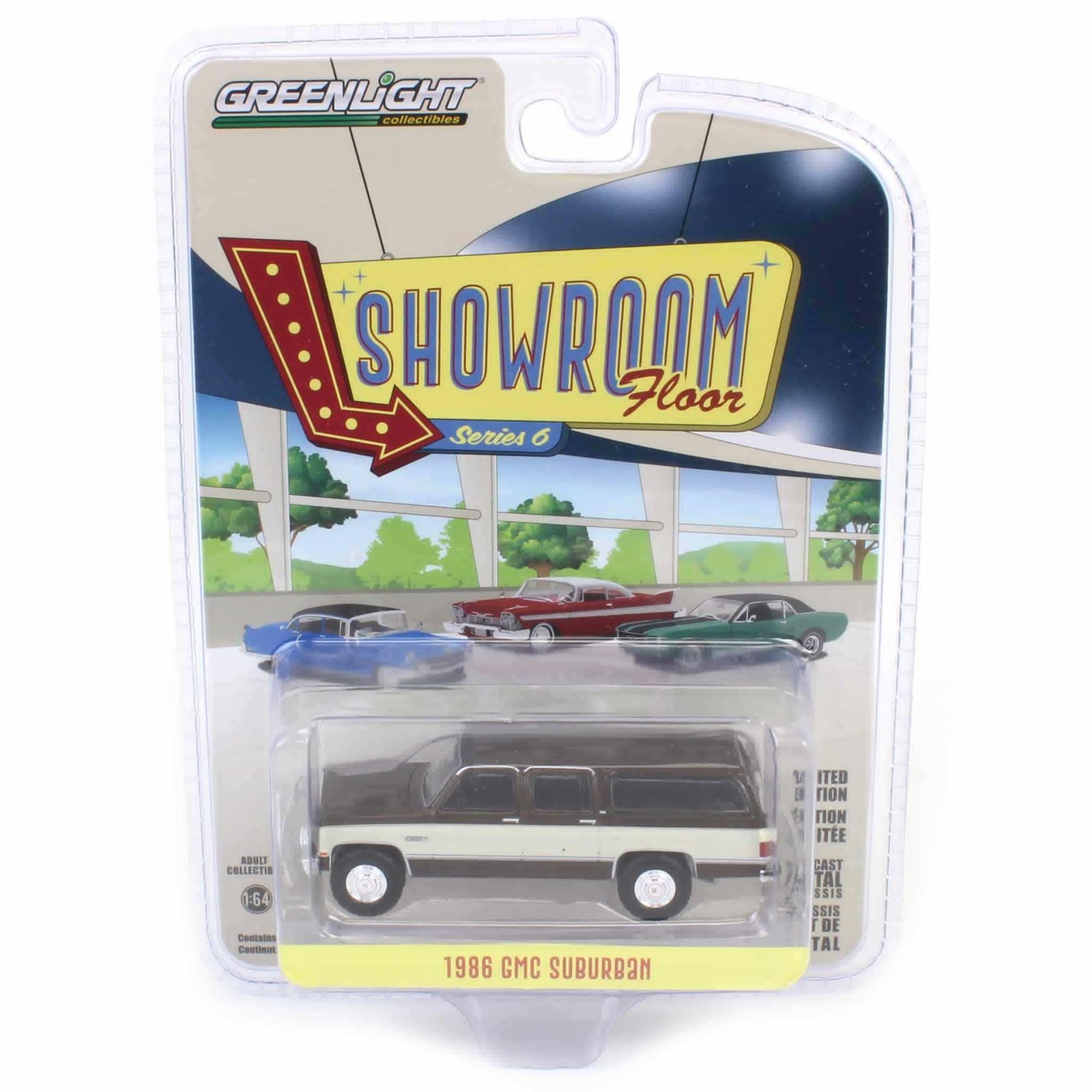 1/64 1986 GMC Suburban Bronze & Tan, Showroom Floor Series 6 68060-E